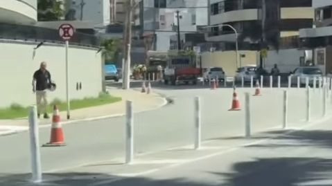 DMTT inicia instalação de balizadores viários na avenida João Davino