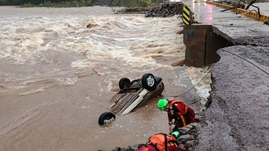 Imagem de arquivo das chuvas e enchentes no Rio Grande do Sul - Agência Brasil