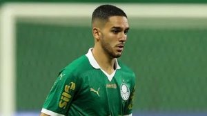 Figueiredo, do Palmeiras, em jogo contra o Corinthians pelo Paulistão - Cesar Greco / Palmeiras