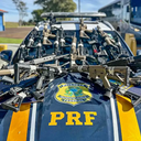 Apreensão é a maior da história da Polícia Rodoviária Federal - Foto: PRF/Divulgação