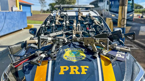Apreensão é a maior da história da Polícia Rodoviária Federal - Foto: PRF/Divulgação