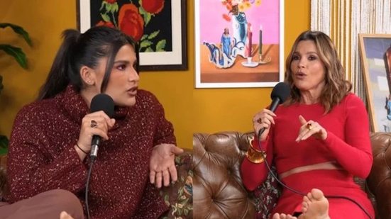 Giulia Costa ao revelar castigo inusitado de Flávia Alessandra - Reprodução / Redes sociais