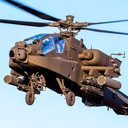 Helicóptero Apache modelo AH-64, o mesmo que caiu perto do Estreito de Ormuz - Divulgação / Boeing