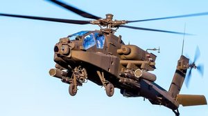 Helicóptero Apache modelo AH-64, o mesmo que caiu perto do Estreito de Ormuz - Divulgação / Boeing