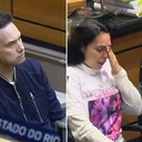 Jairinho e Monique no banco dos réus - Reprodução / TV Globo