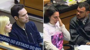 Jairinho e Monique no banco dos réus - Reprodução / TV Globo