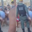 Jovem é mordida por tubarão na praia de Boa Viagem, no Recife - Reprodução / WhatsApp