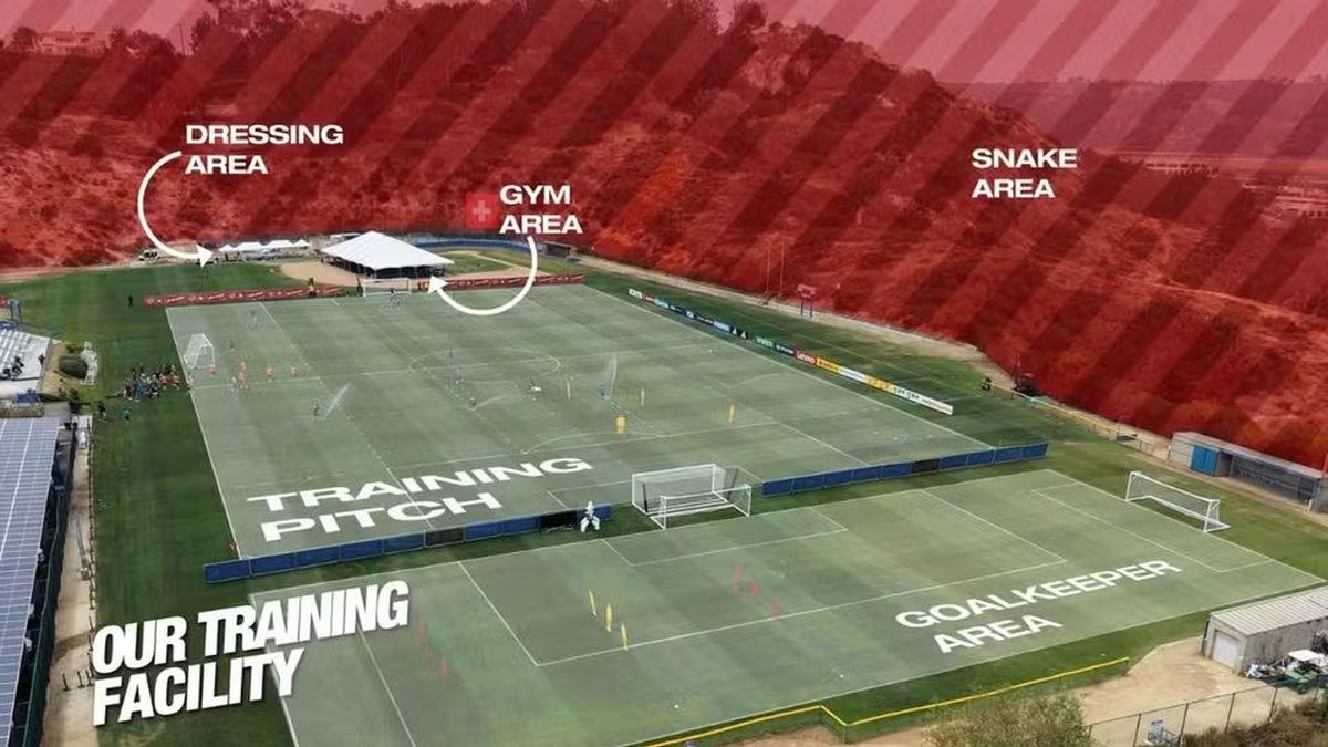 Copa do Mundo: Suíça tem centro de treinamento cercado por área com cobras