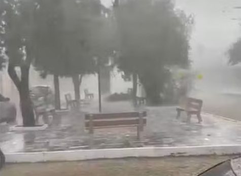 Imagem Microexplosão atmosférica é registrada em estado do Nordeste: 'Semelhante ao tornado', diz climatologista