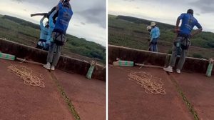 Imagem Após jovem ser lançada sem corda, governo diz estudar demolir ponte em SP