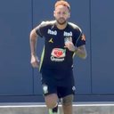Neymar treina no campo pela primeira vez com a seleção nos EUA - Reprodução / CBF TV