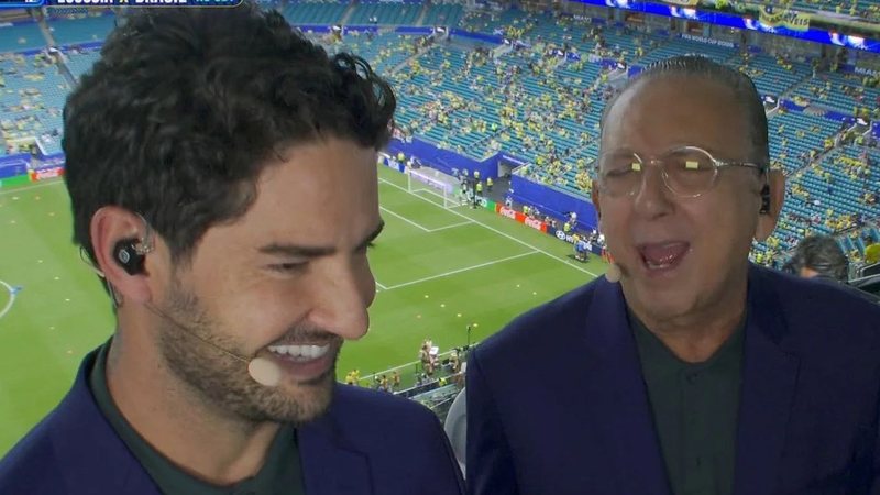 Alexandre Pato e Galvão BuenoReprodução / SBT