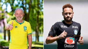 Lula chama Neymar de 'jogador home office' - Ricardo Stuckert / PR | Rafael Ribeiro / CBF