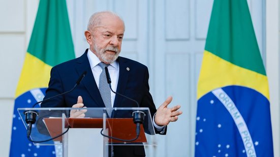 Presidente Lula em entrevista coletiva na embaixada brasileira em Genebra - Ricardo Stuckert / PR