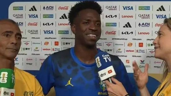 Resposta de Vini Jr sobre gol na Copa faz fãs apontarem indireta para Virginia Fonseca