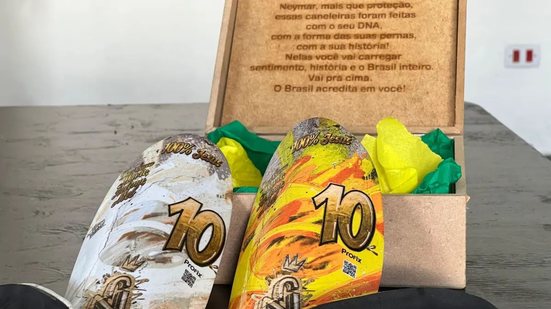 Quem é o artista que pintou caneleira de fibra de carbono de R$ 7 mil para Neymar usar na Copa