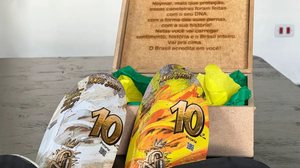 Quem é o artista que pintou caneleira de fibra de carbono de R$ 7 mil para Neymar usar na Copa - Divulgação