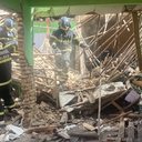 Teto de estabelecimento comercial e mobiliza Corpo de Bombeiros em Arapiraca - Divulgação / Corpo de Bombeiros