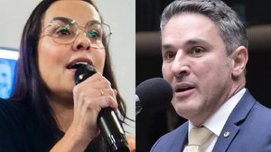 A ex-deputada estadual Juliana Brizola (PDT); e o deputado federal Luciano Zucco (PL), ambos pré-candidatos ao governo do Rio Grande do Sul em 2026 - Reprodução/Veja