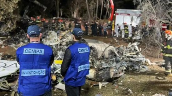 Acidente aéreo matou 62 pessoas - Divulgação / Cenipa