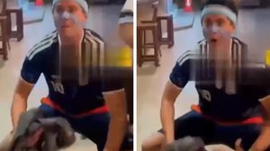 Argentino que imitou macaco para jovem negro tem prisão decretada na Bahia - Reprodução / Redes sociais