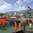 Bombeiros de São Paulo foram para a Venezuela no no final de junho para ajudar nas buscas por vítimas do terremoto - Divulgação / Bombeiros de SP
