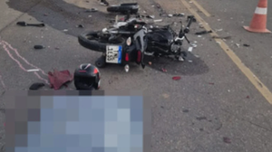 Motociclista não resistiu aos ferimentos e morreu ainda no local - Foto: Reprodução