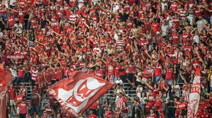 Imagem da torcida no jogo contra a Ponte Preta, que registrou o melhor público do Galo na Série B - Francisco Cedrim / CRB