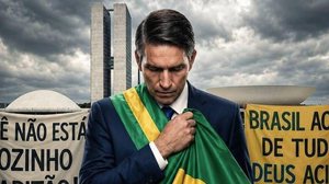 Jim Caviezel como Jair Bolsonaro em cartaz de 'Dark Horse', filme de Cyrus Nowrasteh sobre o ex-presidente - Reprodução