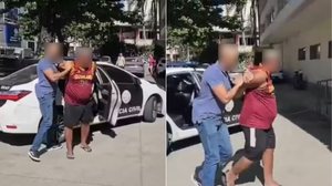 Deat prende homem que aplicava golpe da maquininha na praia de Copacabana - Reprodução / PCERJ