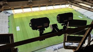 Câmeras instaladas na Neo Química Arena para a implementação do impedimento semiautomático - Divulgação / Corinthians
