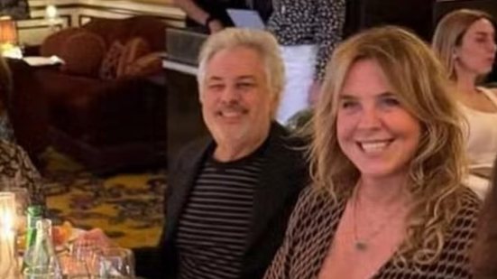 Roberto de Carvalho no jantar com a empresária Lilibeth Monteiro de Carvalho - reprodução/ instagram