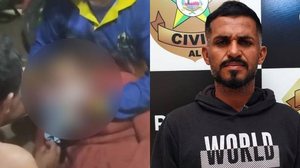 Imagem Suspeito de matar companheira com golpe de faca no pescoço é capturado no interior de Alagoas