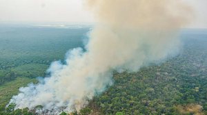 Imagem de incêndio na Amazônia em setembro de 2024 - Ricardo Stuckert / PR