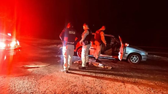 Homem é preso após sequestrar companheira e filho no Paraná - Divulgação / Polícia Militar do Paraná