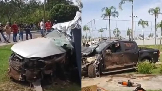 Homem mata idoso atropelado, foge e causa novo acidente com 2 mortos em GOReprodução / TV Anhanguera