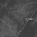 Imagem de satélite nesta segunda-feira, 06 - Reprodução / Semarh