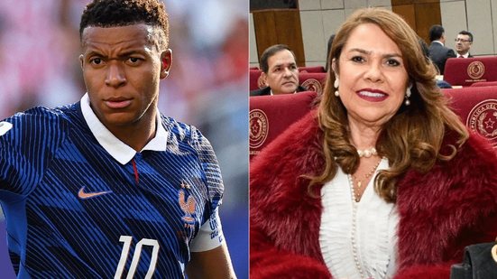 Imagem Senadora paraguaia que fez ofensas racistas cobra desculpas e ameaça processar Mbappé