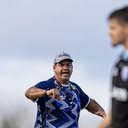 O técnico Moacir Júnior durante atividade no CT do CSA - Allan Max / CSA