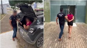 Mulher é presa no Ceará por suspeita de gravar vídeo de sexo com adolescente de 13 anos - Reprodução