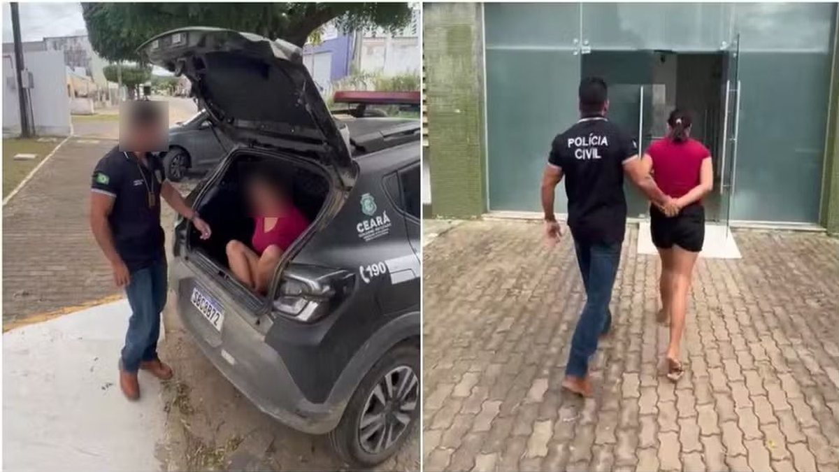Mulher presa por gravar vídeo íntimo com adolescente enviou imagens a ex para fazer ciúme