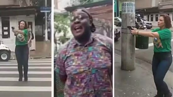 O jornalista Luan Araújo foi perseguido em outubro de 2022 por Carla Zambelli - Reprodução / TV Globo