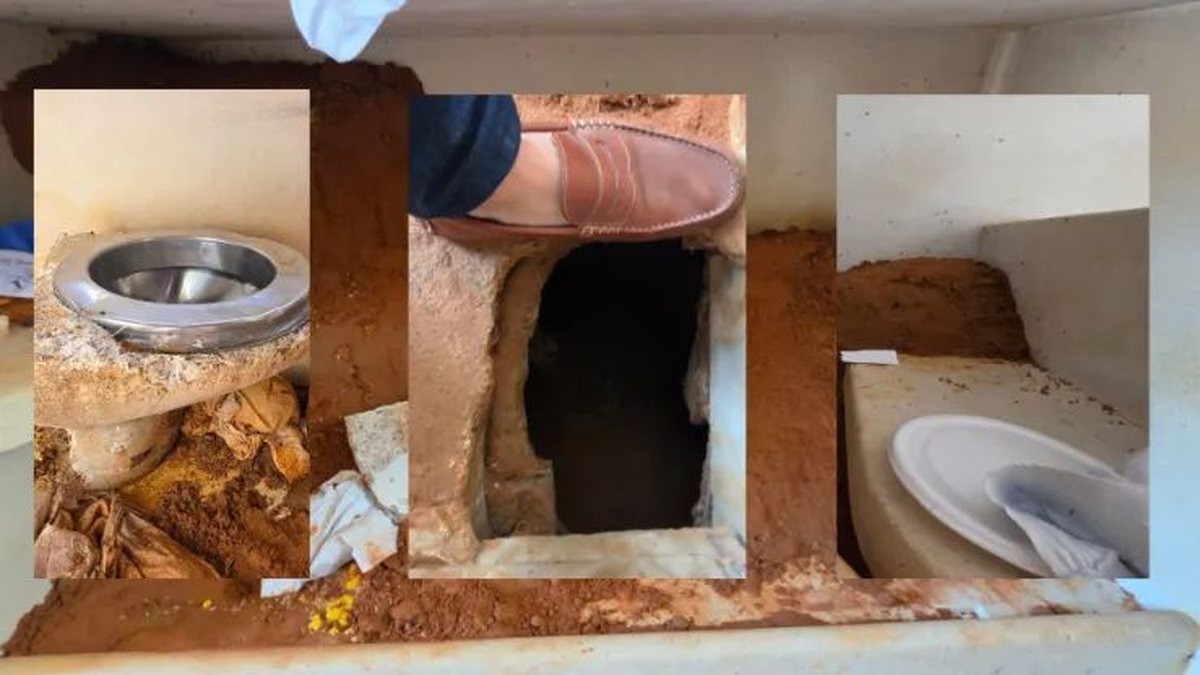 Onze presos abrem buraco em cela e escapam de prisão no Rio Grande do Norte