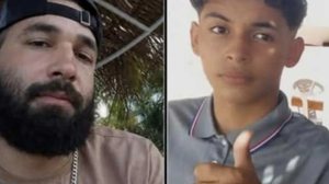 Pai e filho foram identificados como Pedro Nepomuceno dos Santos Neto, de 32 anos, e Pedro Nepomuceno dos Santos Teixeira, de 15 anos - Reprodução / Arquivo pessoal