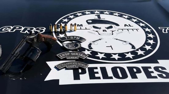 PM prende idoso com arma e munições durante cumprimento de mandado no Sertão - Ascom PMAL