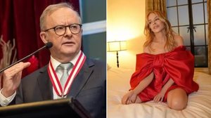 Anthony Albanese e Kylie Minogue - AFP;Reprodução/Instagram