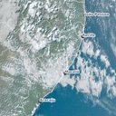 Imagem de satélite desta quinta-feira, 09 - Reprodução / Semarh