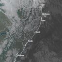 Imagem de satélite disponibilizada neste sábado, 18, pela Semarh - Reprodução / Semarh