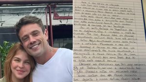 Rafael Cardoso publica carta em desabafo após internação em clínica - Reprodução