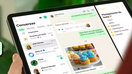 Versão do WhatsApp para iPad - Divulgação / WhatsApp